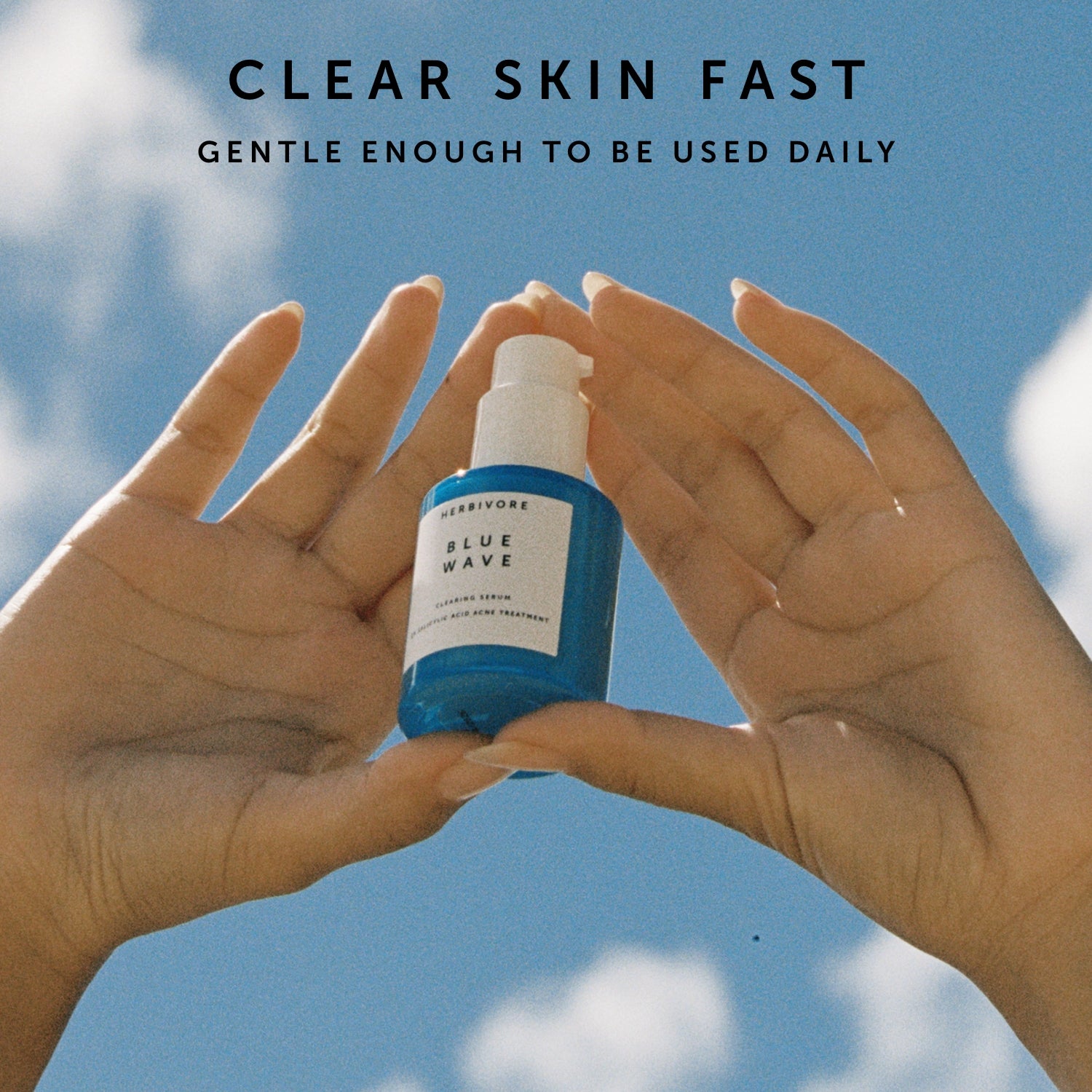BLUE WAVE 2% Salicylic Acid Medicated Acne Clearing Serum | Herbivorebotanicalss