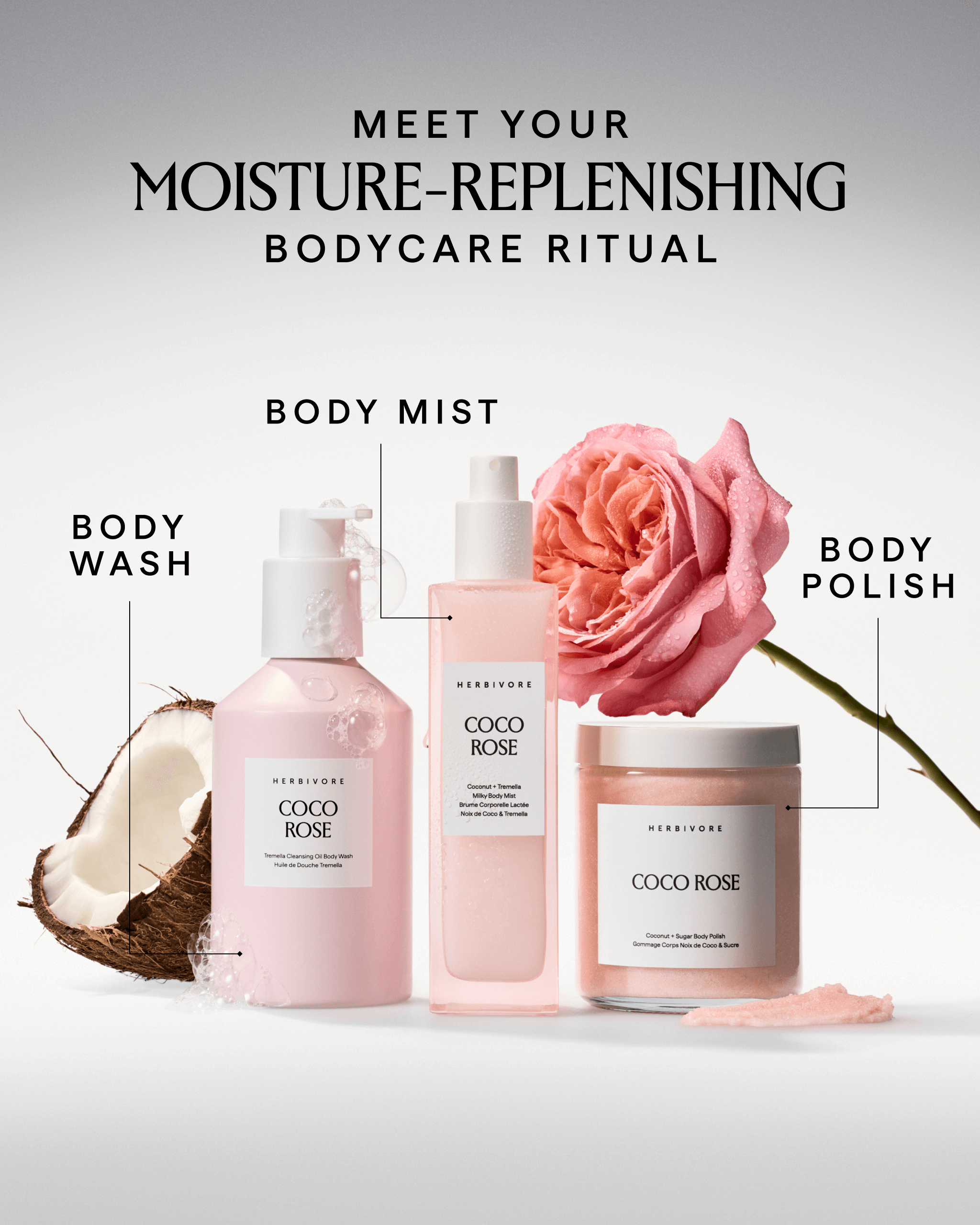 COCO ROSE Tremella Cleansing Oil Body Wash