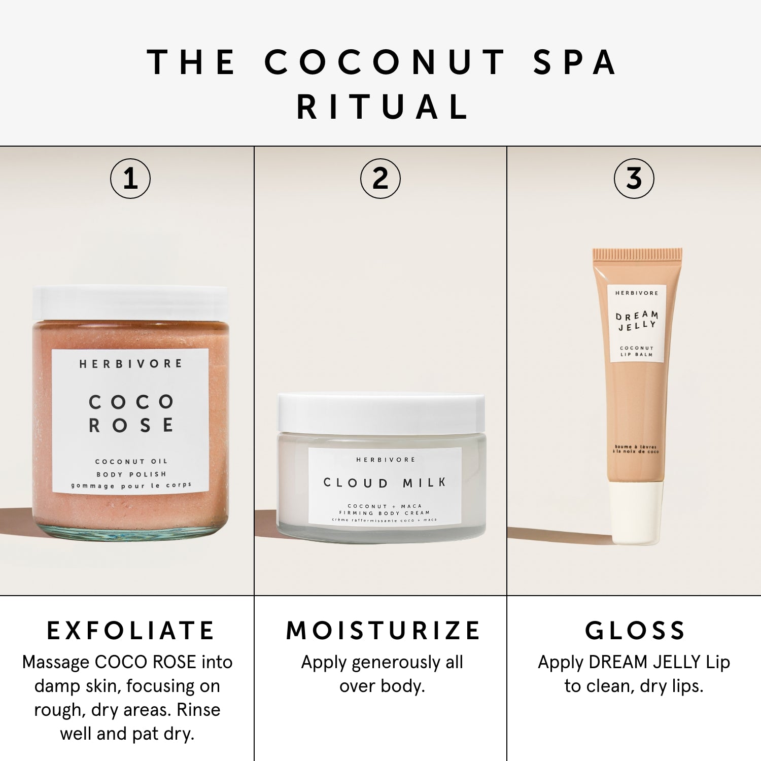Coconut Cloud Set | Herbivorebotanicalss