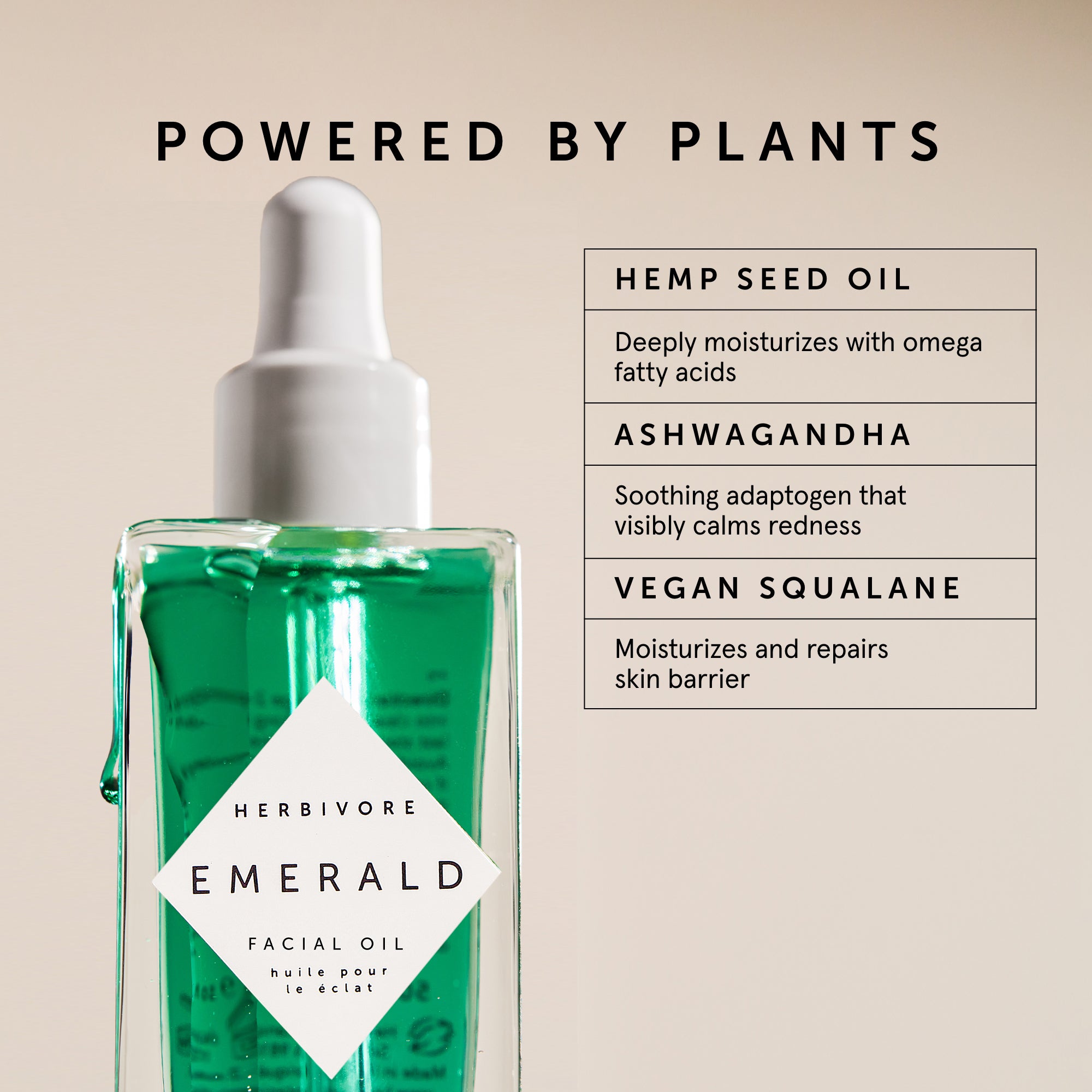 EMERALD Calming Facial Oil | Herbivorebotanicalss