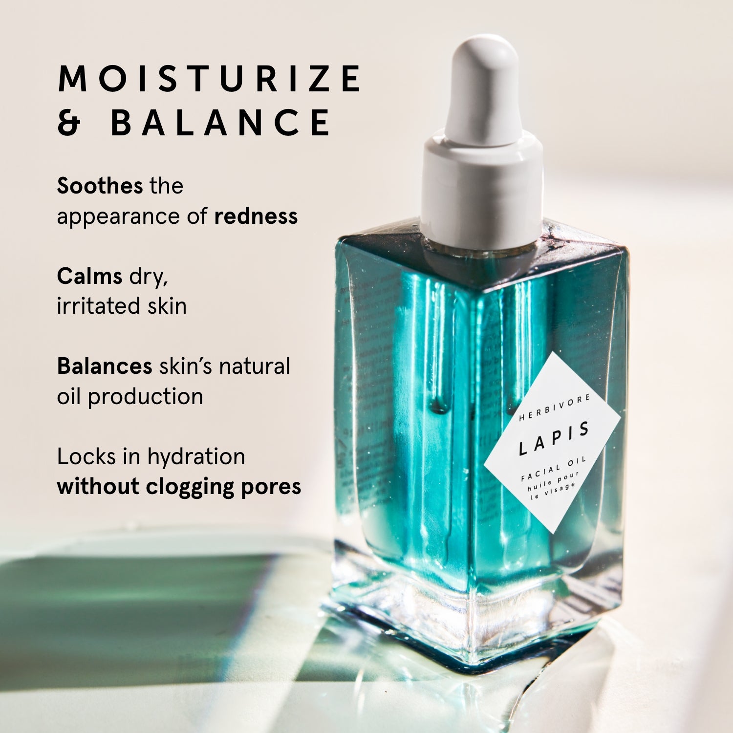 LAPIS Blue Tansy Face Oil - For Oily & Acne-Prone Skin | Herbivorebotanicalss