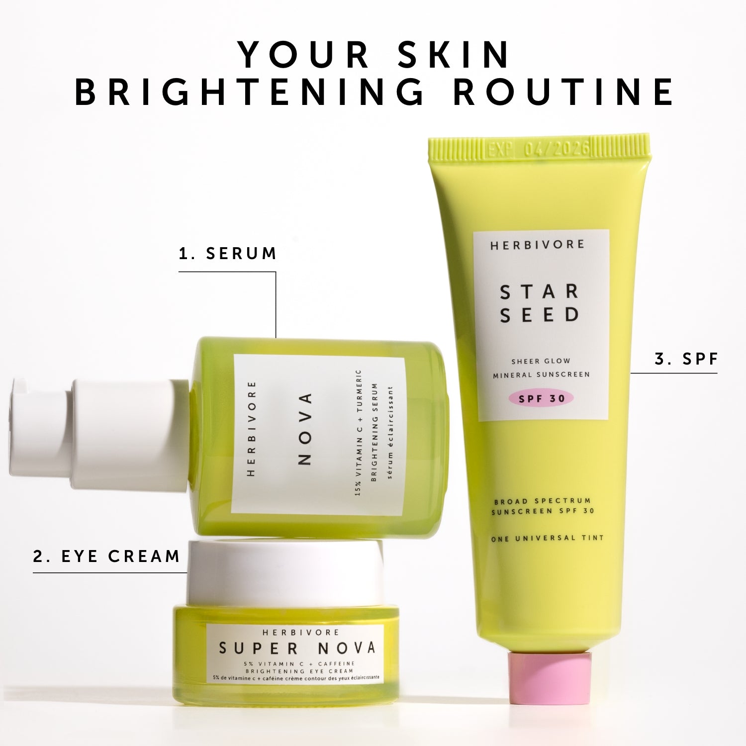 NOVA 15% Vitamin C + Turmeric Brightening Serum | Herbivorebotanicalss