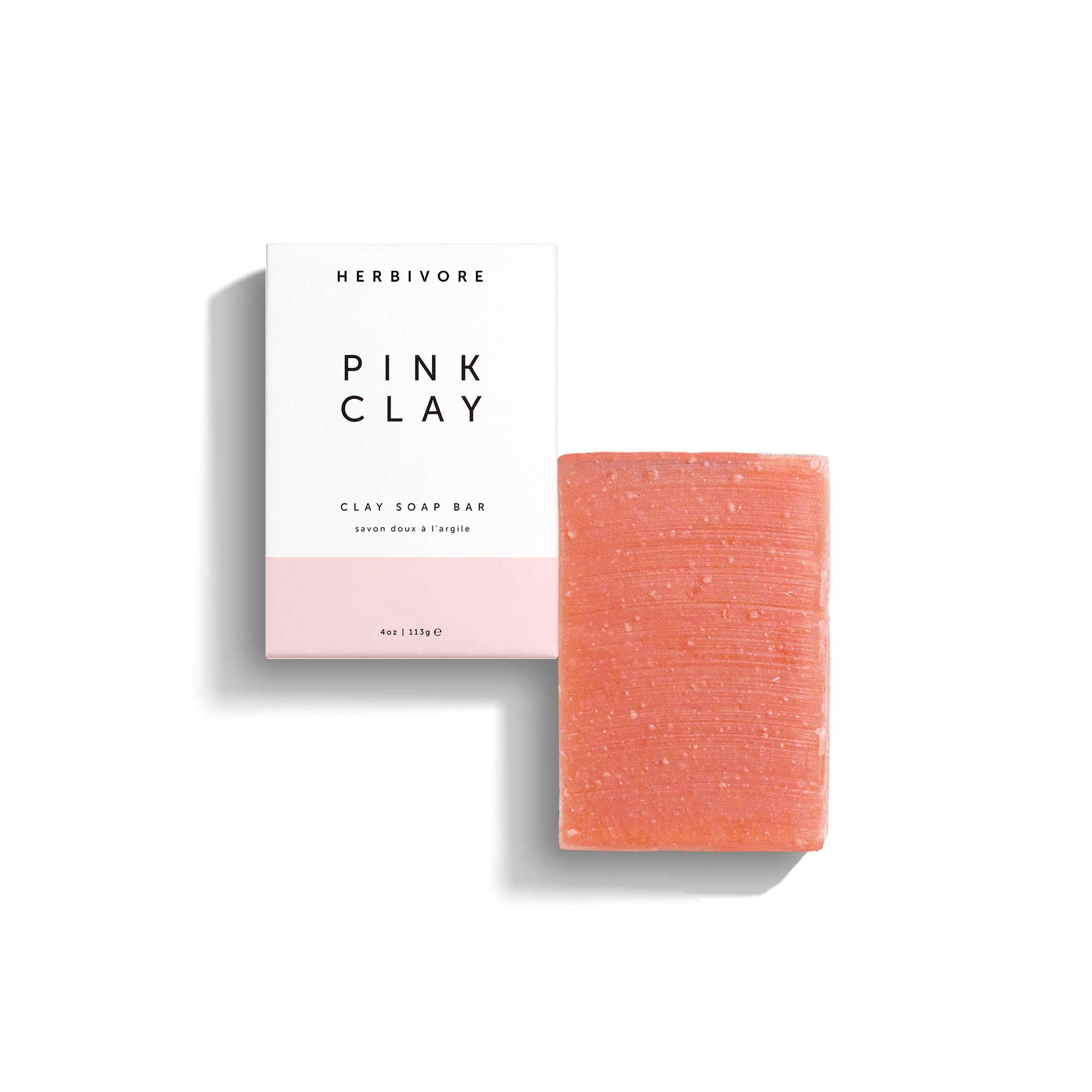 PINK CLAY Cleansing Bar Soap | Herbivorebotanicalss