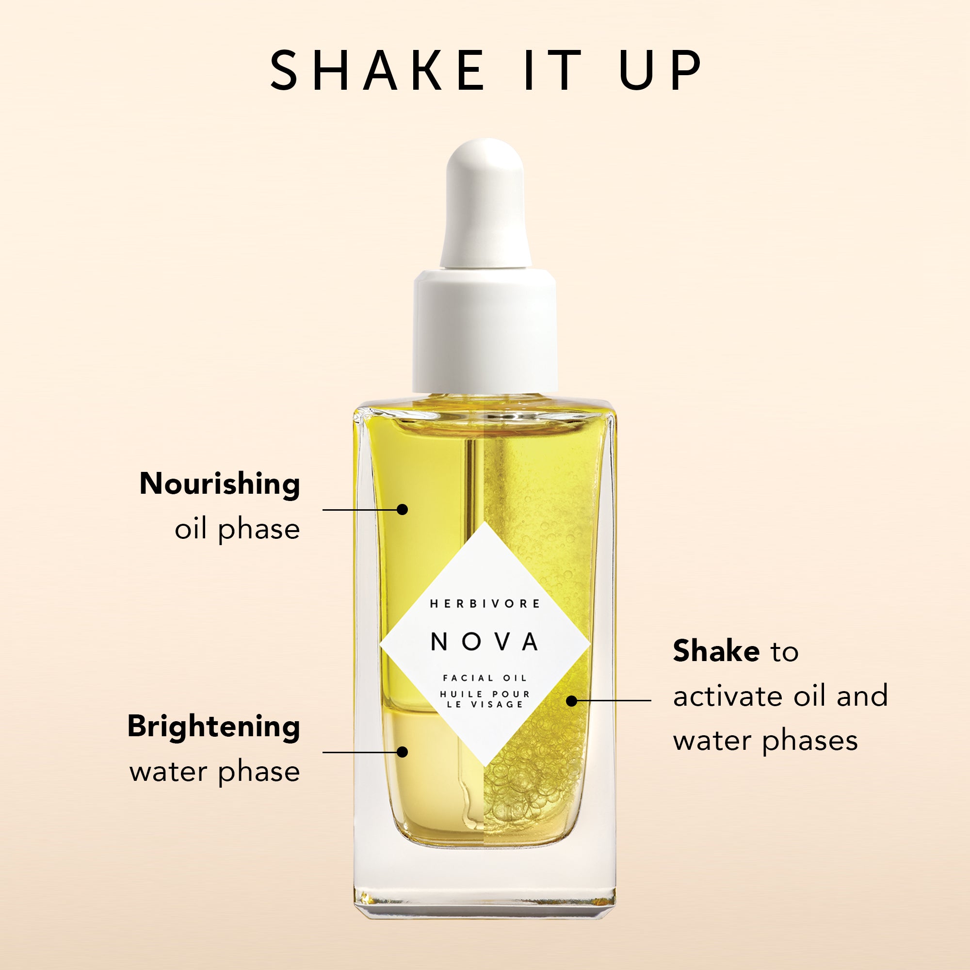 NOVA Turmeric+ Niacinamide Bi-Phase Glow Facial Oil | Herbivorebotanicalss